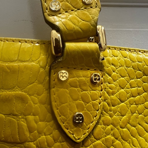 Kate Spade Yellow Croc Embossed Bag - Picture 3 of 6